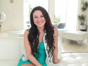 Curvy Ass Cutie Takes Him Deep In Her Cunt