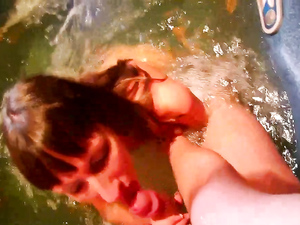 Hot Tub Teen Sex Is Easiest In Doggystyle